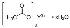 Yttrium Acetate hydrate Chemical Structure